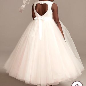 Flower Girl Dress with sweetheart back